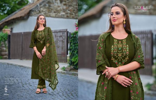 Lily And Lali Maria 9 Vol 4 Kurti Bottom With Dupatta